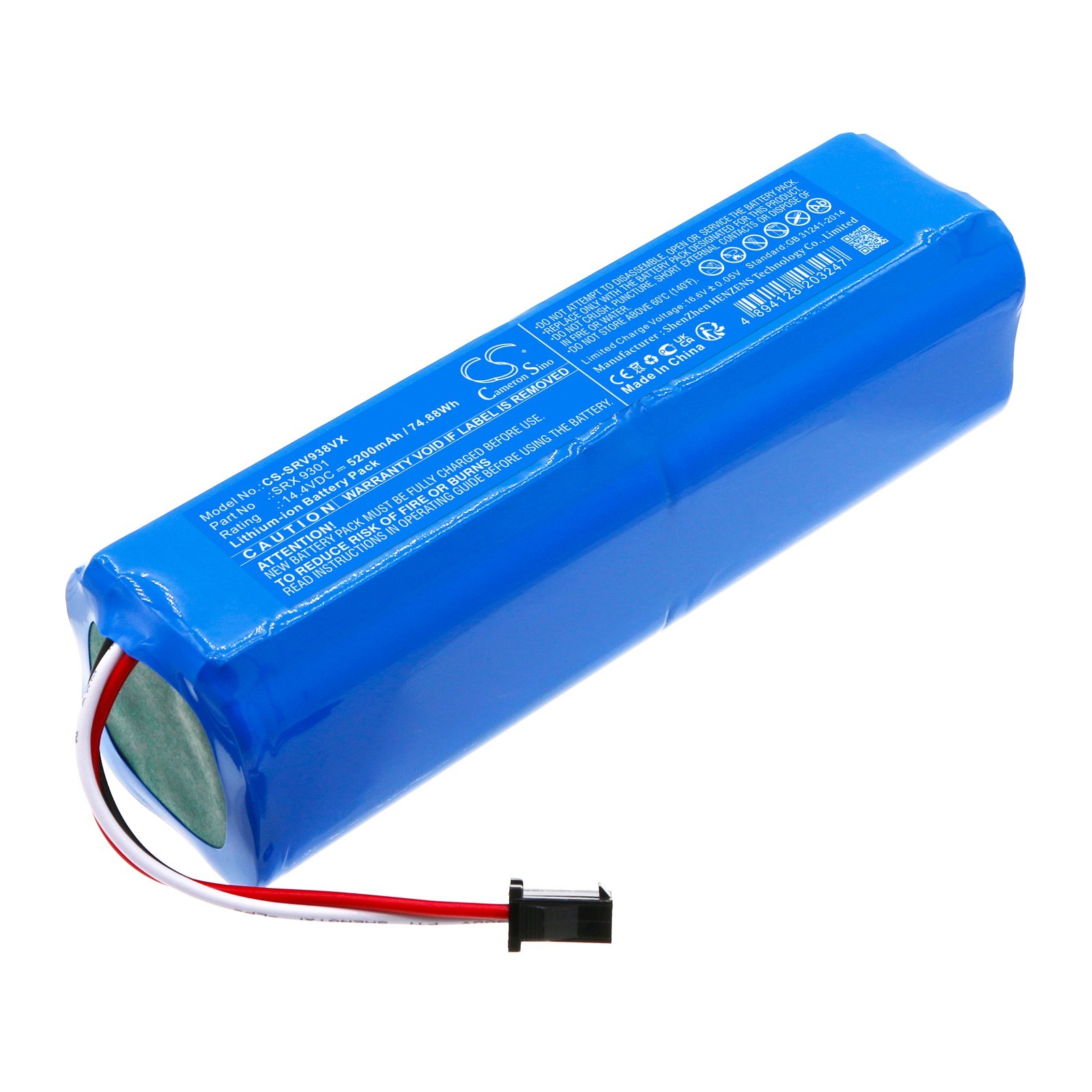 BATTERIE 5200mAh Srx 9301 For Imilab V1 Sencor Srv 9350Wh 9385Wh Srv-9350Wh