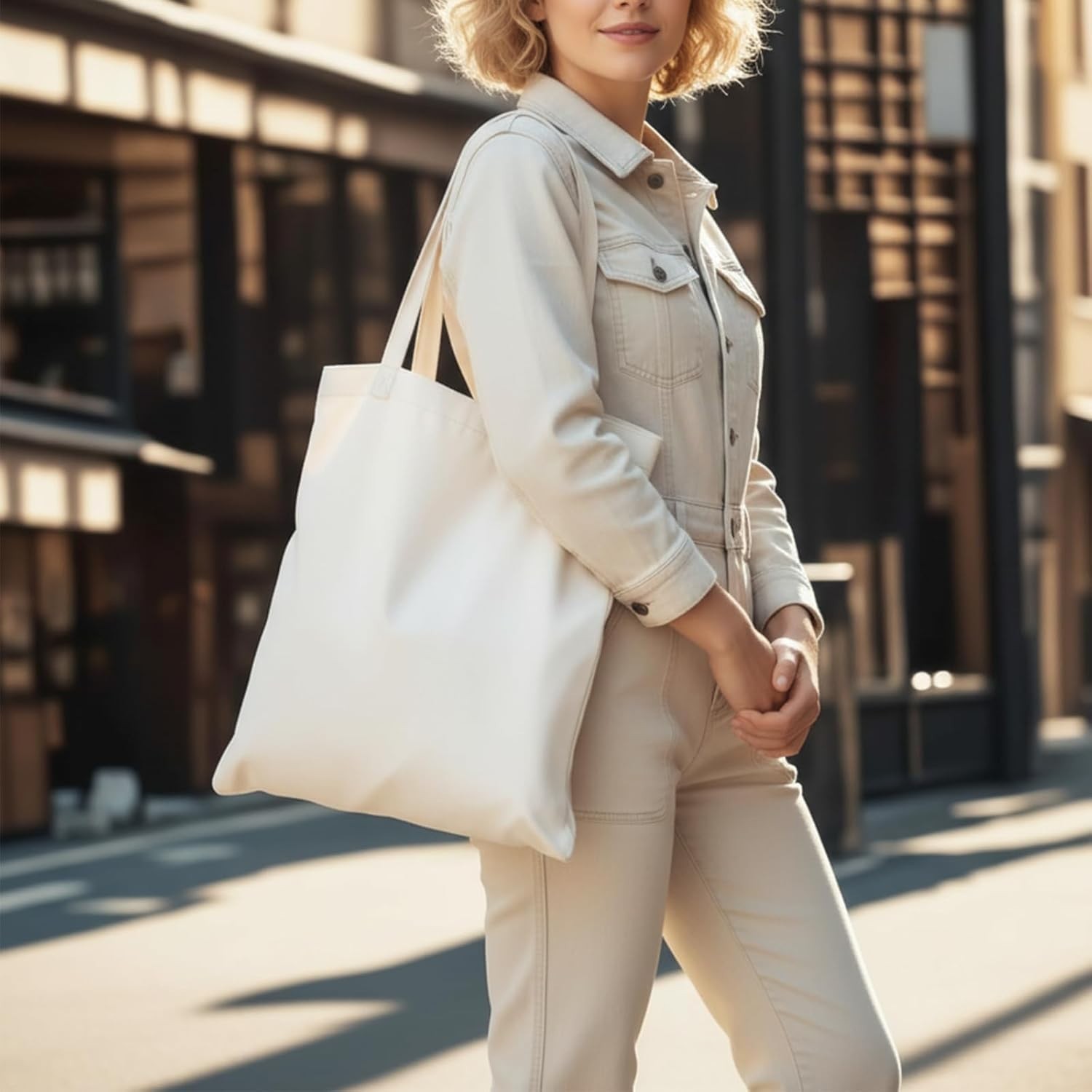 Durable and Lightweight Canvas Tote Bags – Perfect for Every Occasion, 200 Pack