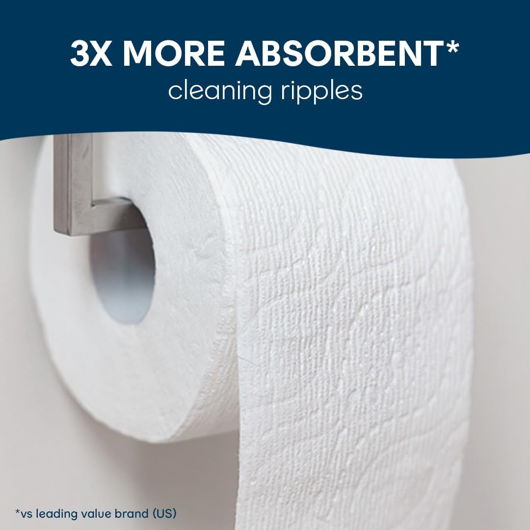 Ultra Comfort Toilet Paper 24 Family Mega Rolls =108 Regular Cushiony Soft