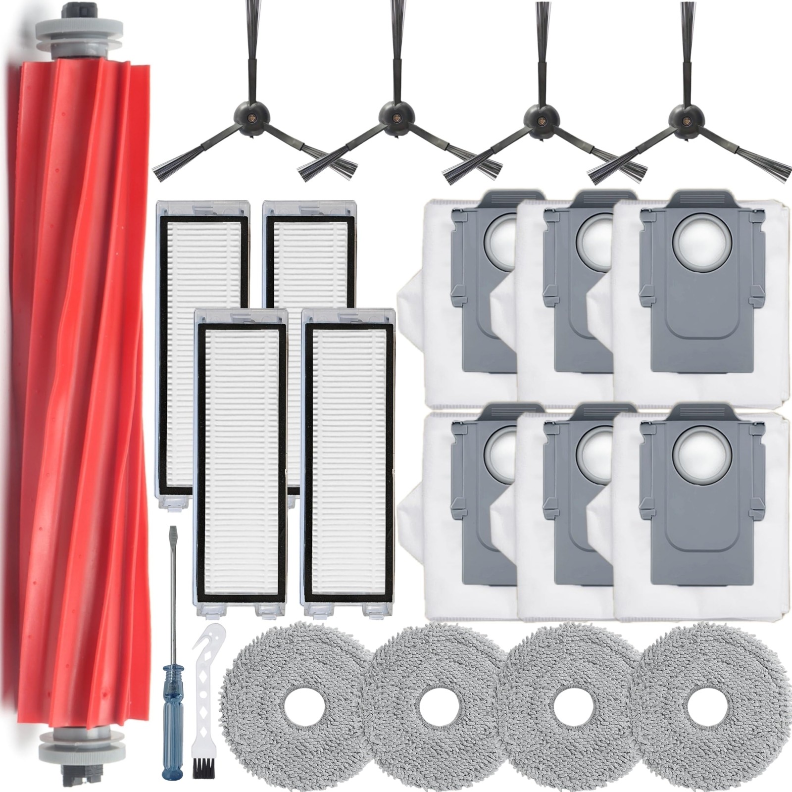 Bluearks 19Pcs Replacement Parts for Roborock Qrevo【Not for Qrevo S/Qrevo Pro…
