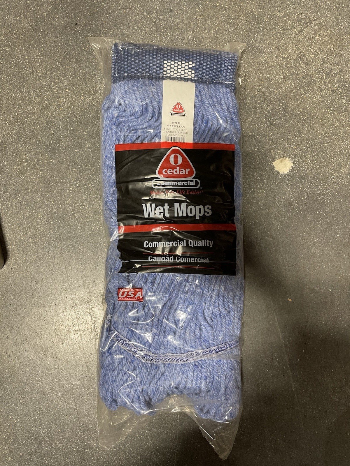 MaxiClean Synthetic XL Quality Loop End Wet Mop Head