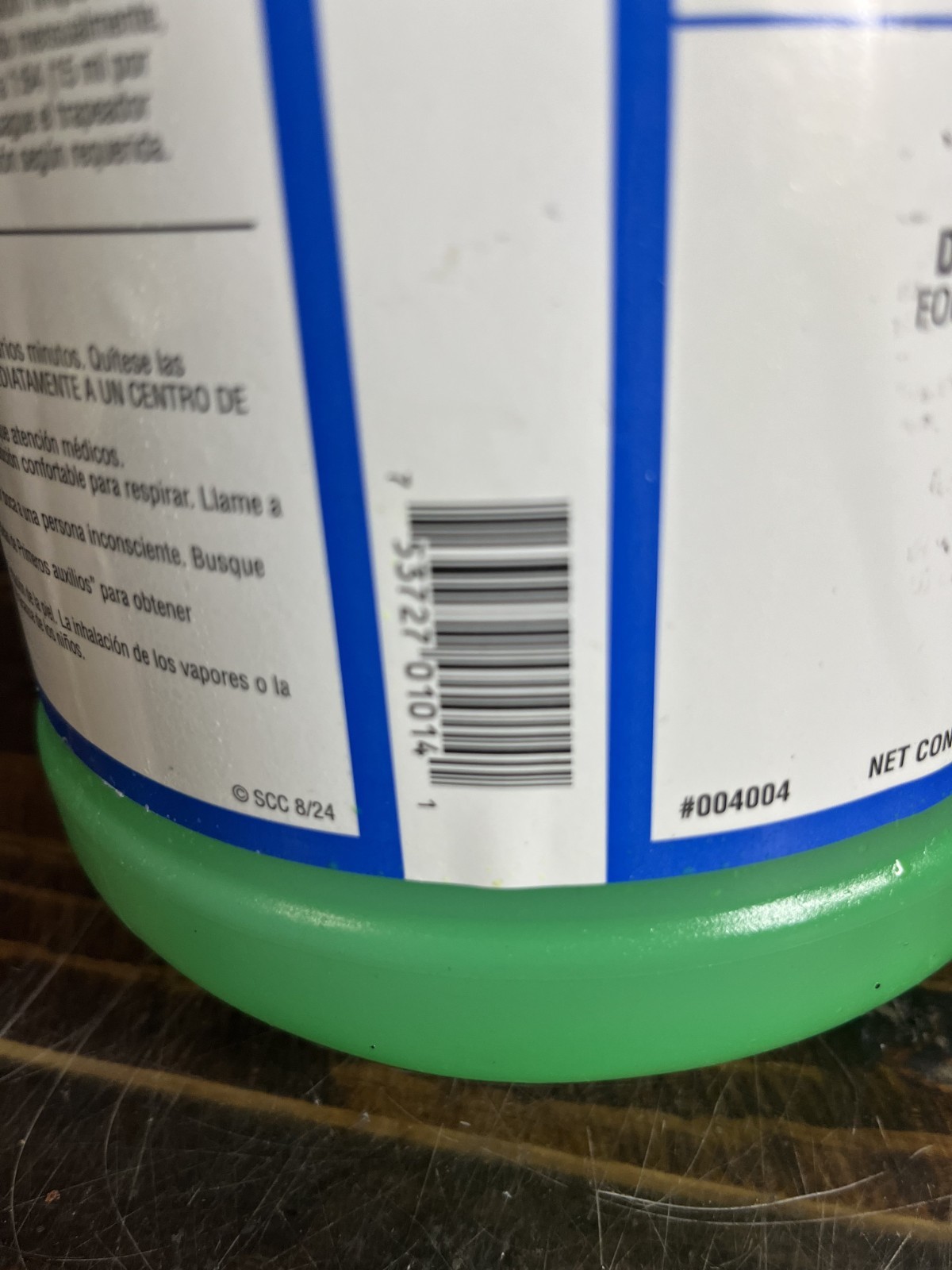 Spartan Shineline Multi Surface Cleaner 1 Gal #004004 High Dilution Mint Scent