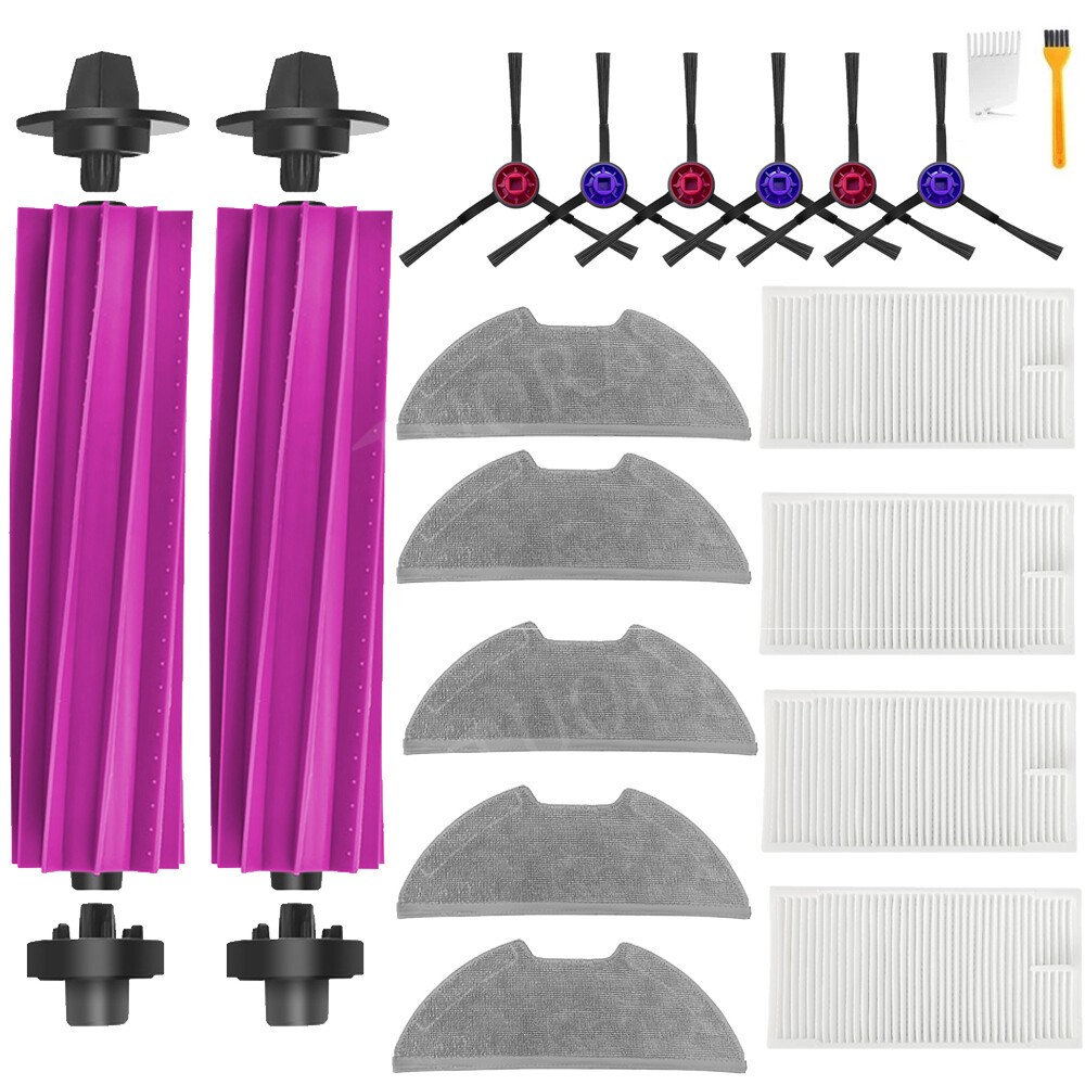 For Eureka E20 Plus Robot Vacuum Cleaner Brush Filter Replacement Cloth Mop Kit