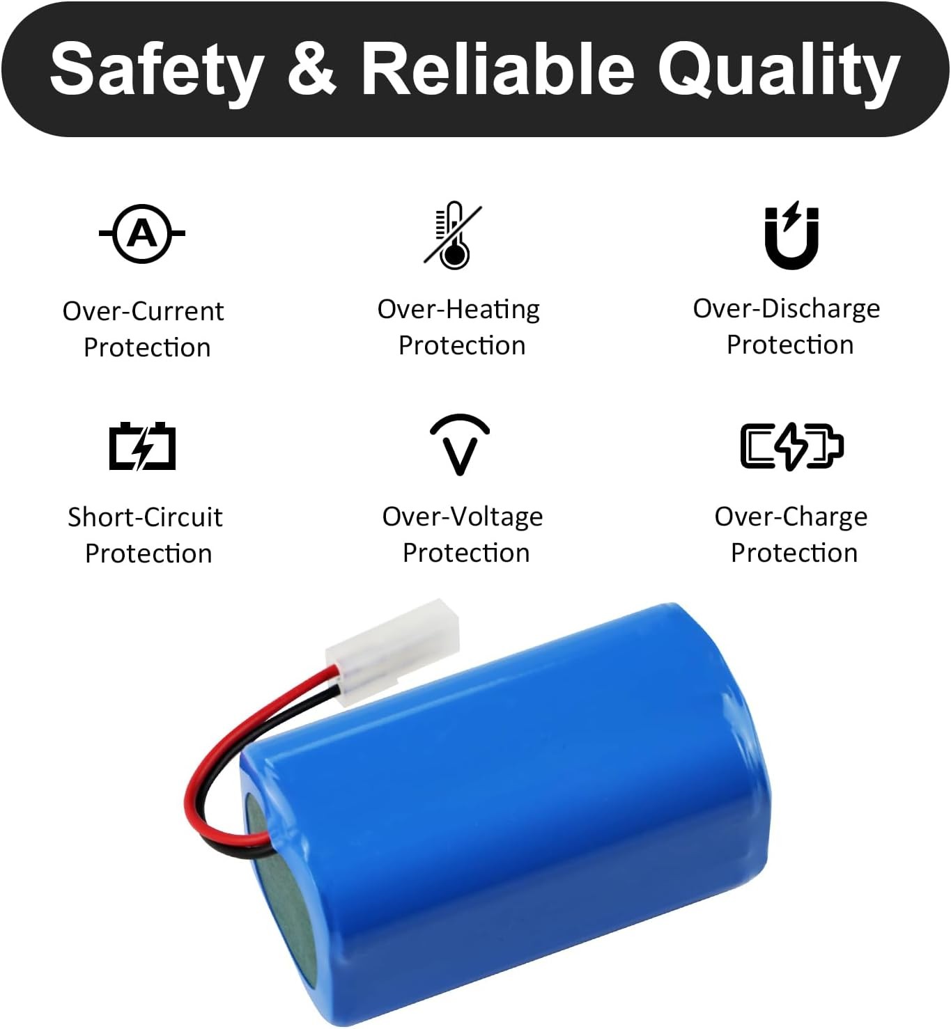 14.4V Vacuum Battery Compatible with MI G1 Mop Essential G1 MJSTG1 SKV4136GL MC