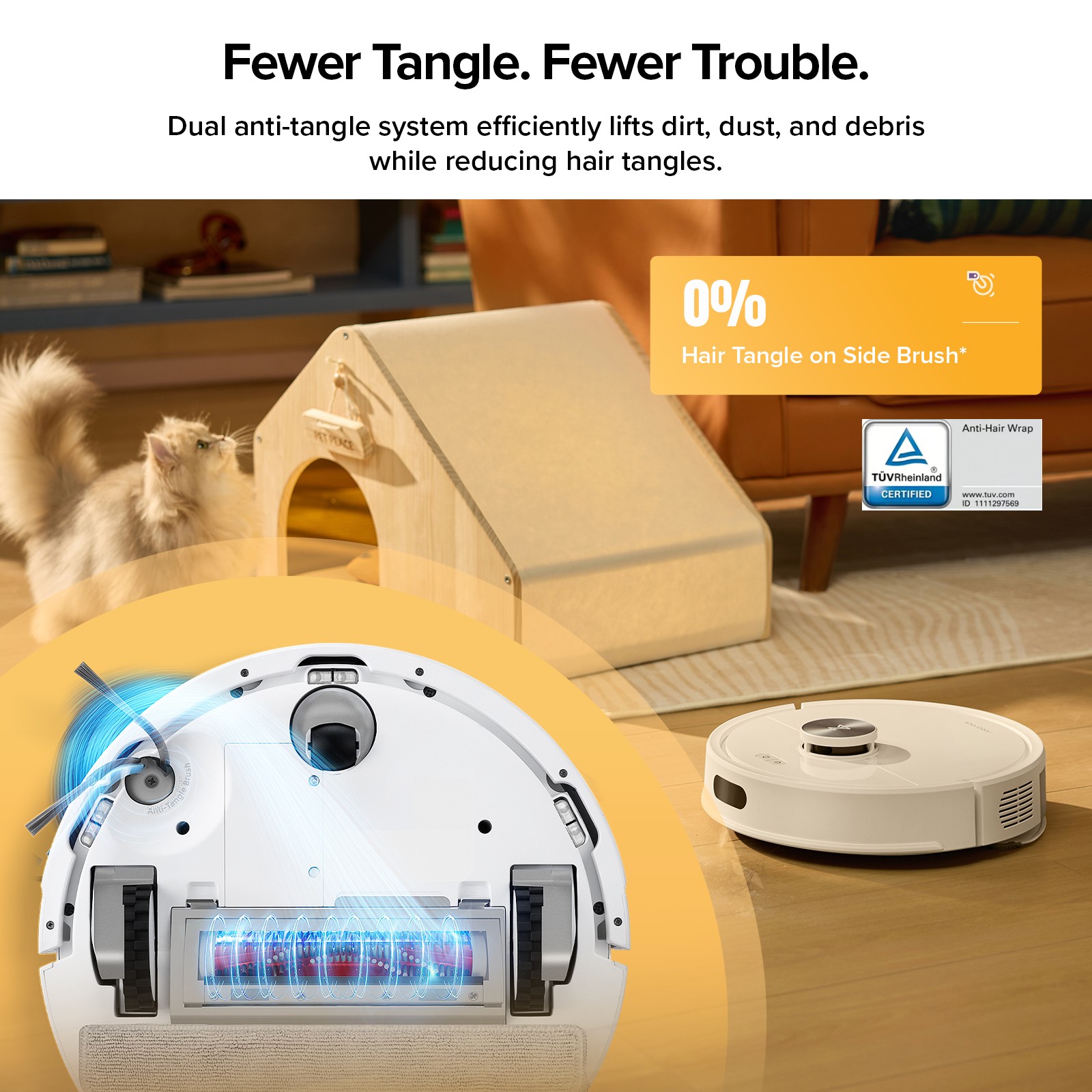 Roborock Q7 M5+ Self-Empty Robot Vacuum Cleaner, 10000Pa – Certified Refurbished