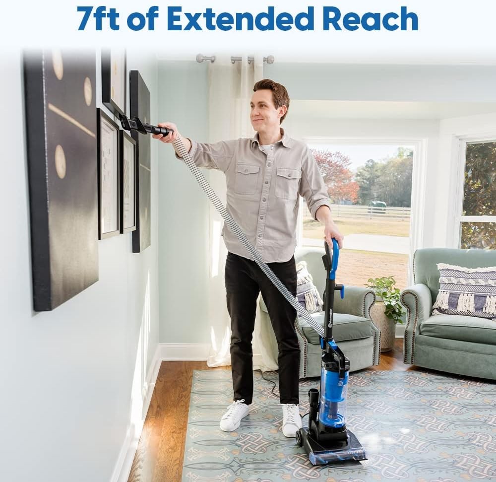 Vacmaster UC0501 Bagless Upright Vacuum Cleaner 1150W for Carpet, Hard Floor