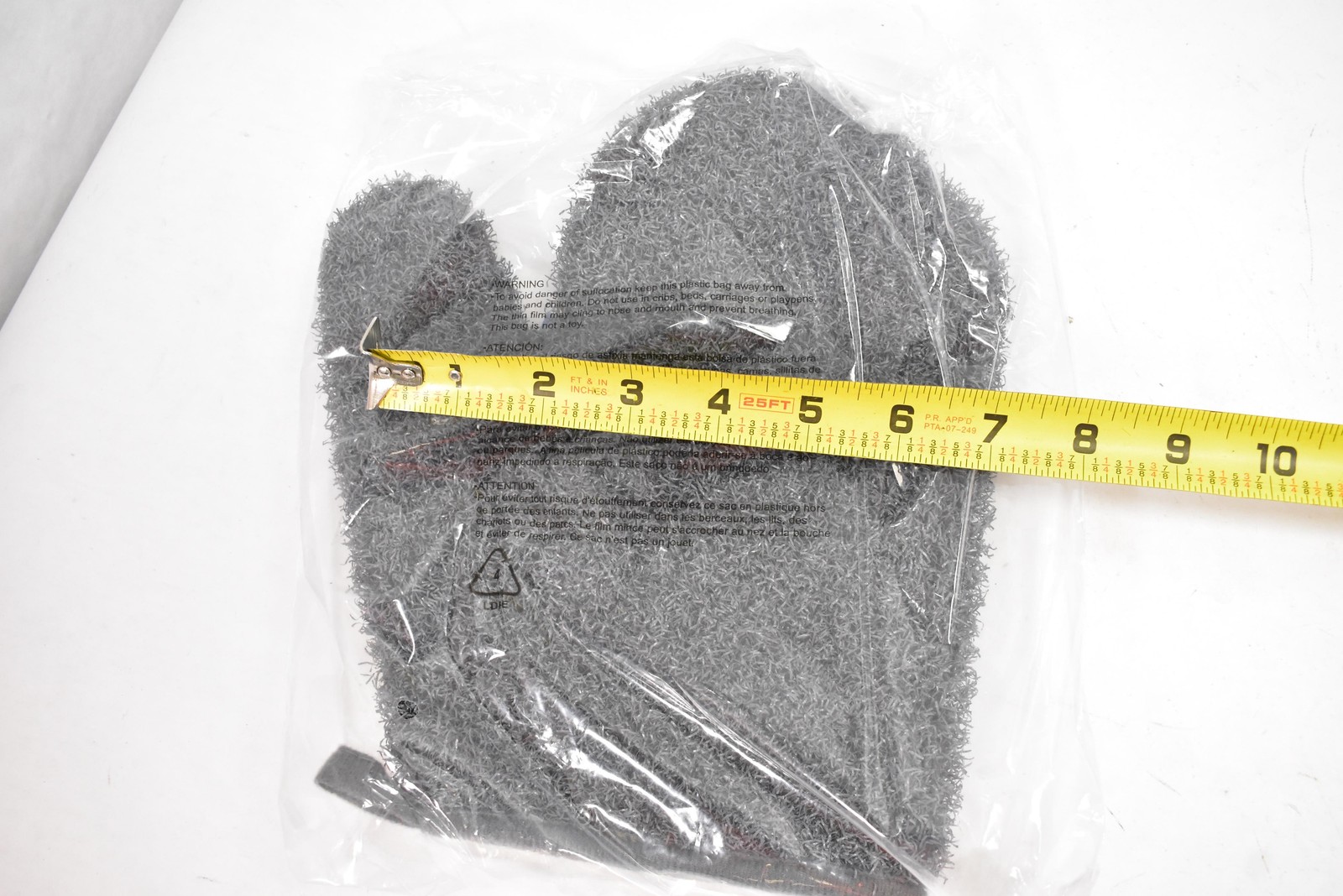 Better Boat Boat Scrub Glove One Size Gray Cleaning Gloves Scrubbing Outdoor