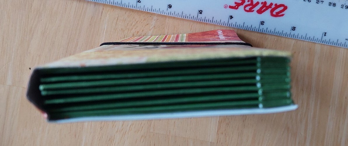 Vtg Card Stock Accordion Style Clutch Wallet Coupon Organizer Elastic Clasp