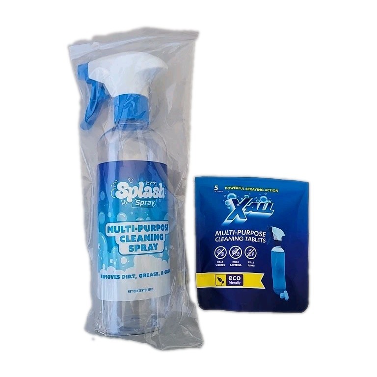 X-ALL Multi-Purpose Cleaner – Spray Bottle and 5x Cleaning Tablets
