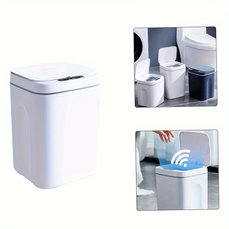 Touchless Bin Trash For Kitchen Bedroom 12L,Trash cans for household purposes