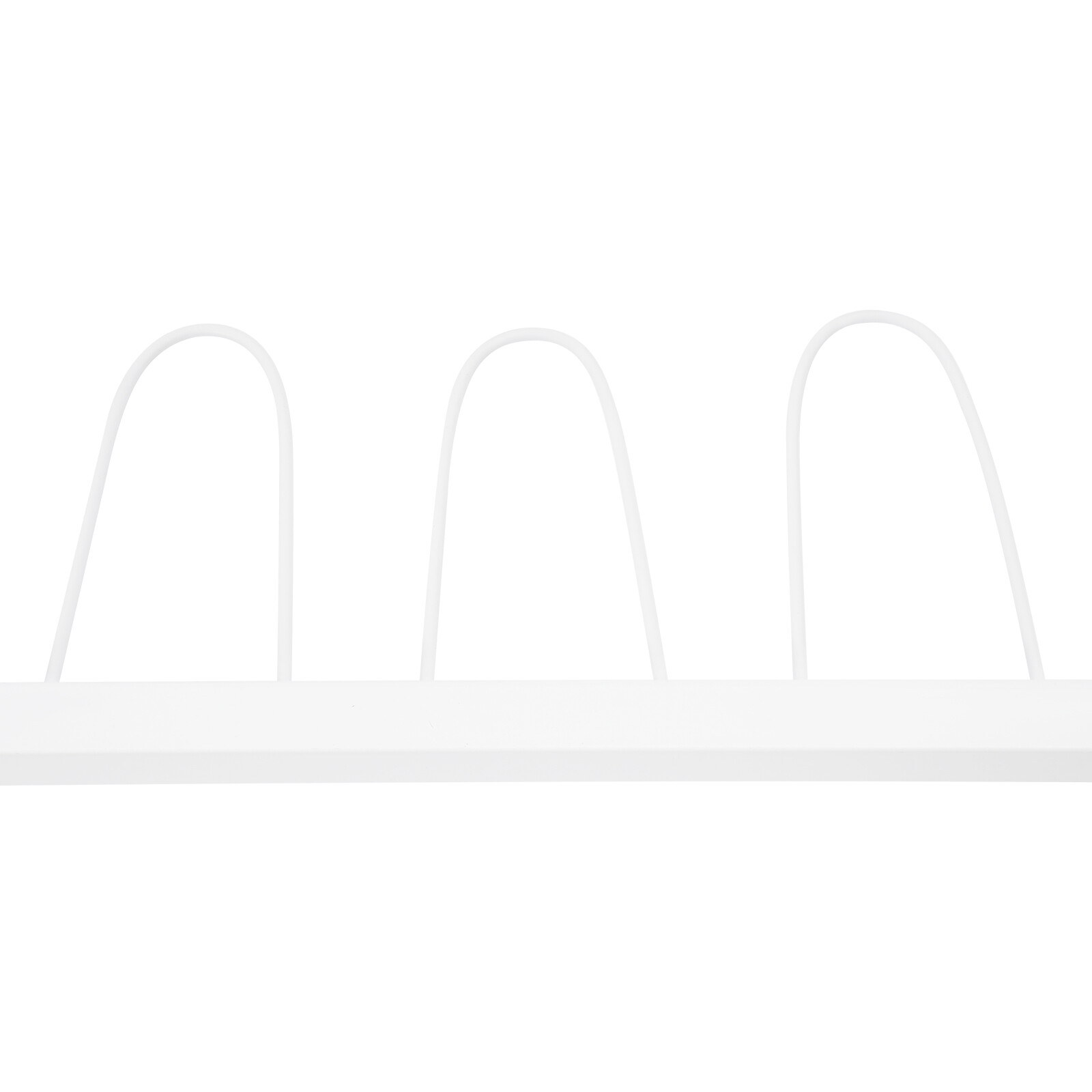 3 Tier Wall Mounted Shoe Rack, White Metal Wire Boot Rack Hanging Shoe Organizer