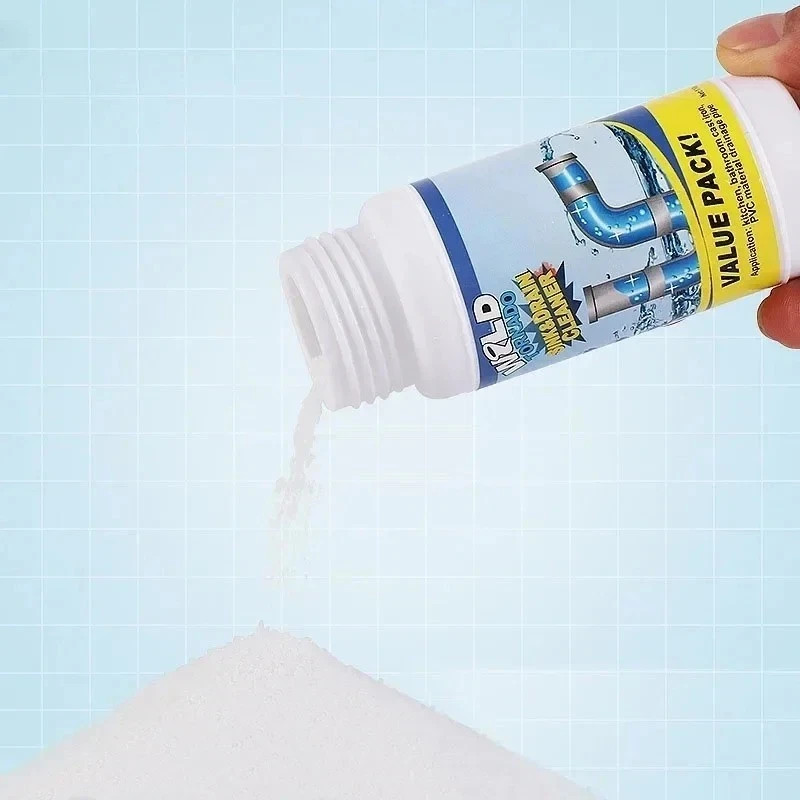 Sink & Drain Cleaner Powder Deodorizer Pipe Unclog Kitchen Bathroom Home Office