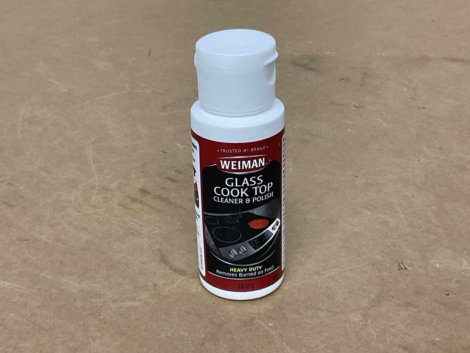 WEIMAN GLASS COOK TOP CLEANER POLISH 2 OZ