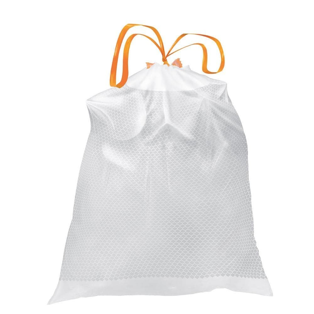 HDX 13 Gallon Reinforced Top Drawstring Fresh Scented Tall Kitchen Trash Bags wi