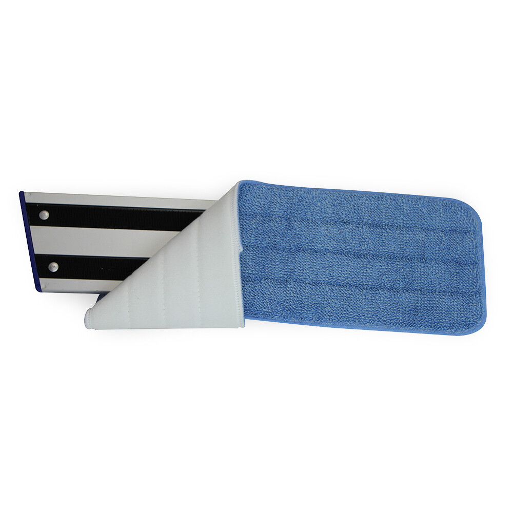 12 Pack of Microfiber Reusable Wet Mop Pads – Color Options – 18 inch Mop Pads