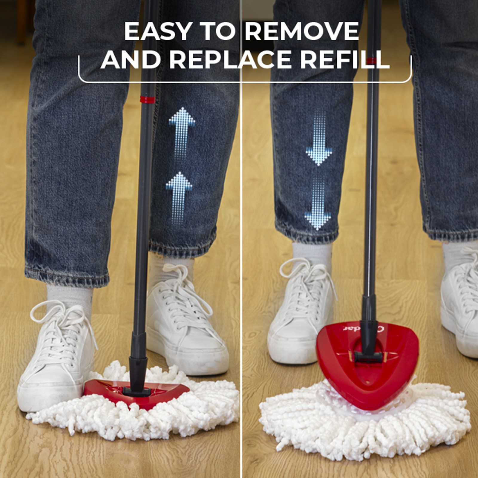 O-Cedar EasyWring Microfiber Spin Mop & Bucket Cleaning System