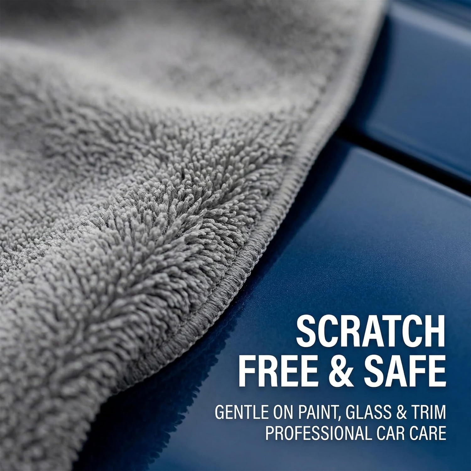 2 Pack Professional Large Microfiber Car Drying Towels (31″ x 24″), Scratch Free