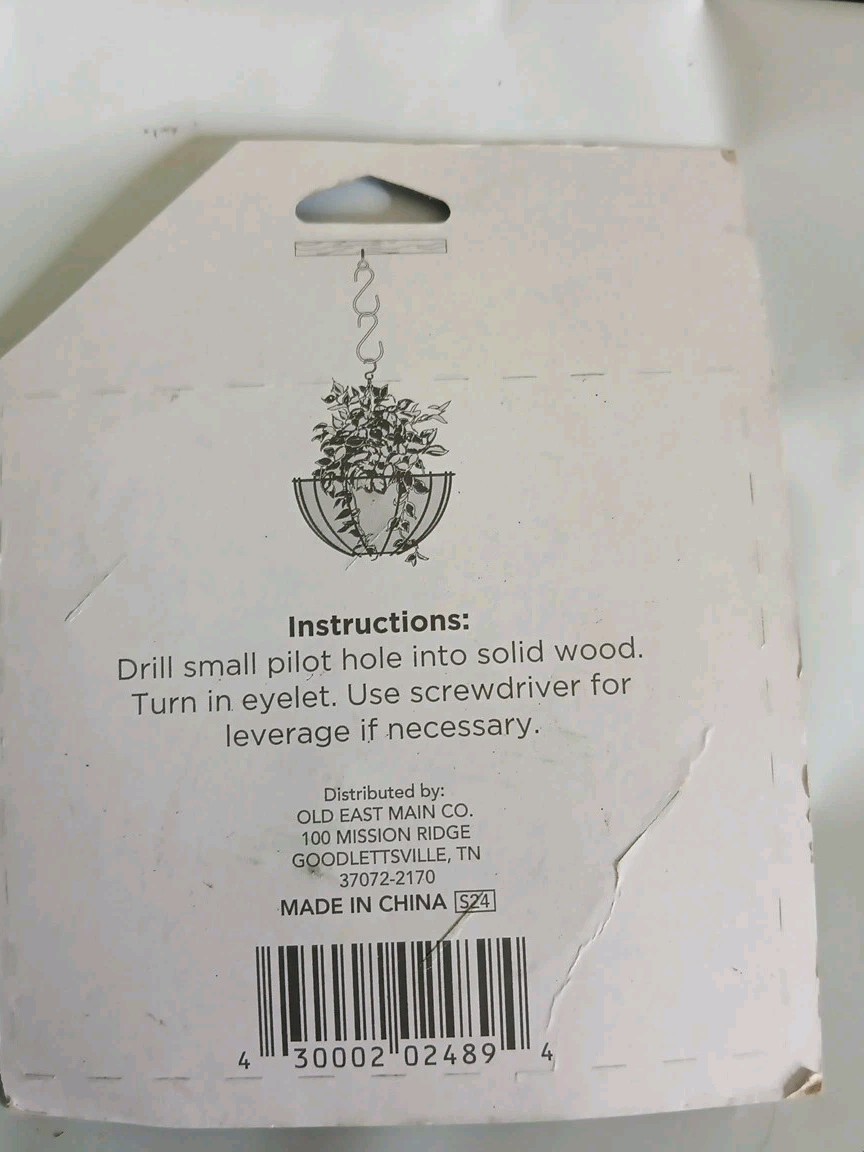 True Living 2″ S-Shaped Utility Hooks Attaches To Chains & Hooks 2 – 2 packs.