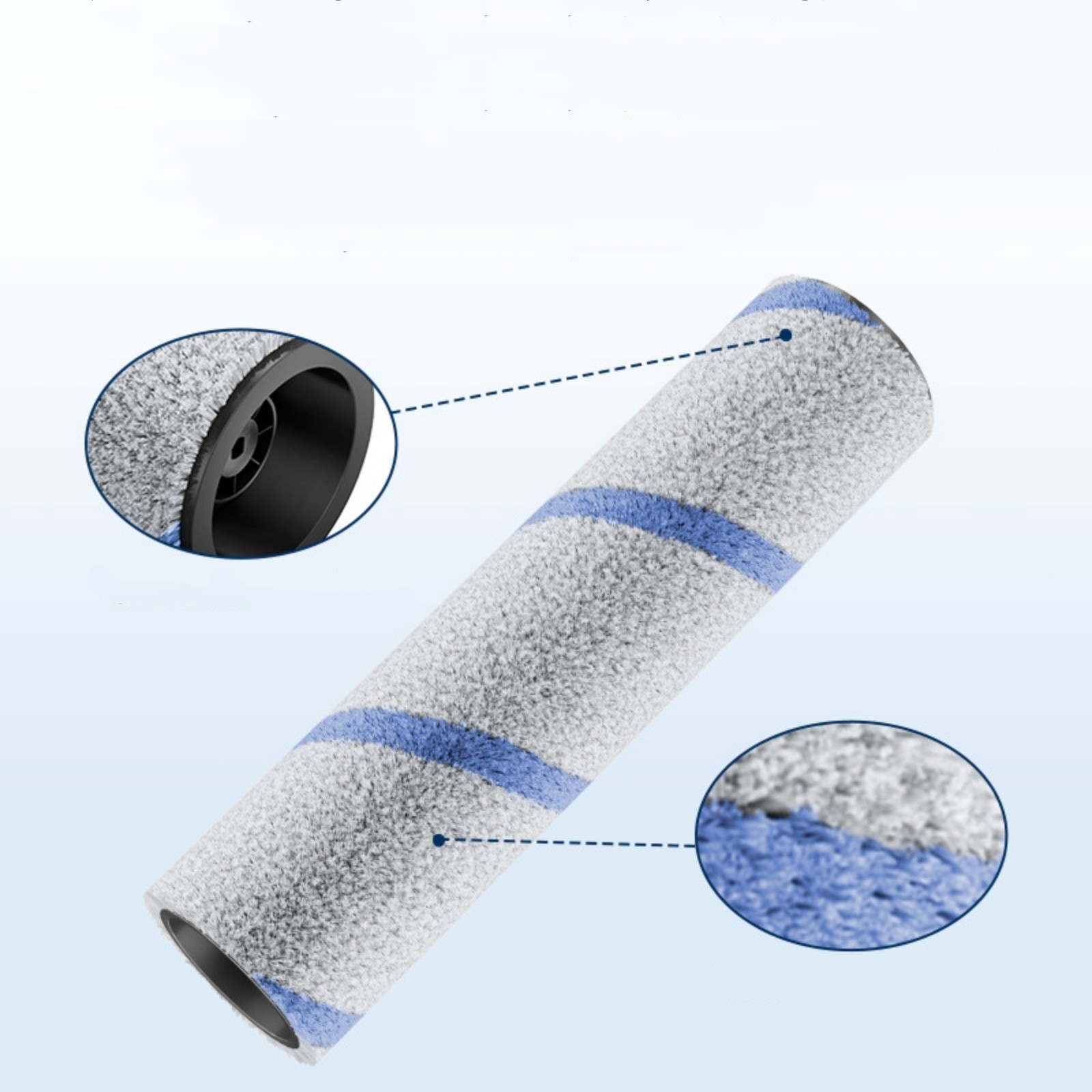 Soft Roller Mop Replacement for Ecovacs X8 X9 X11 T80 Series