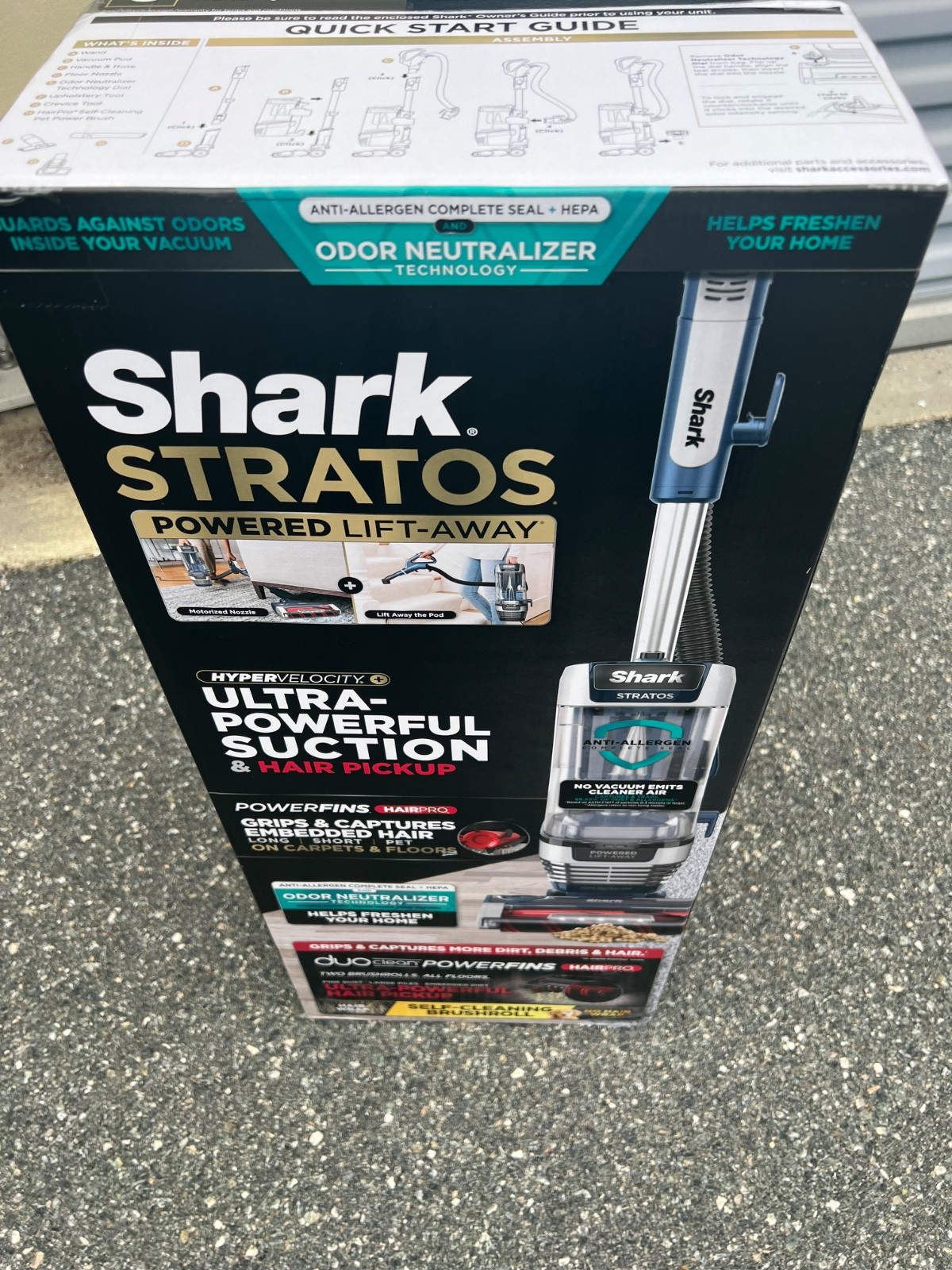 Shark Stratos AZ3002 TruePet Upright Self Cleaning Brushroll Vacuum 5 year warra