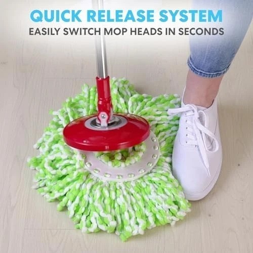 Spin Mop Cleaning System Aluminum Plastic Stainless Steel 5 Gallon Bucket 3