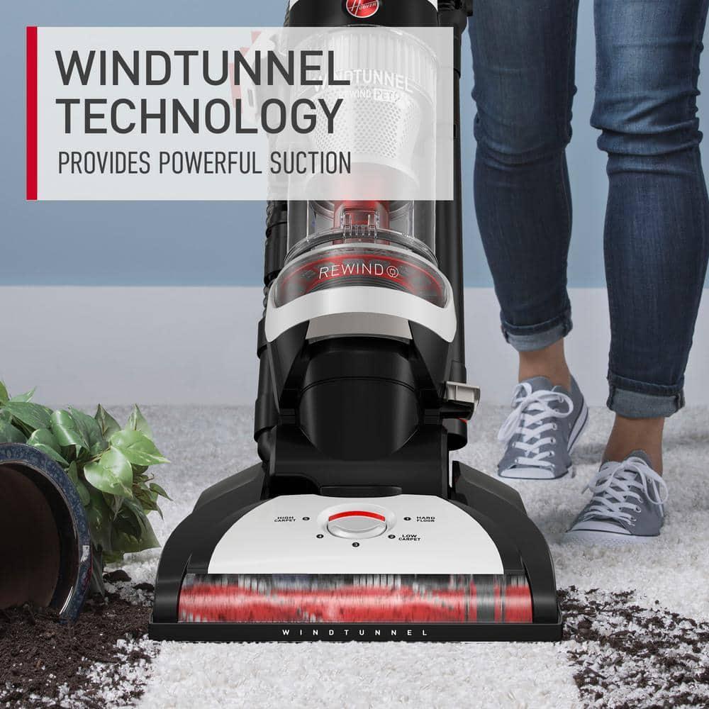 Windtunnel Cord Rewind Pet Bagless Corded Washable Filter Upright Vacuum Cleaner