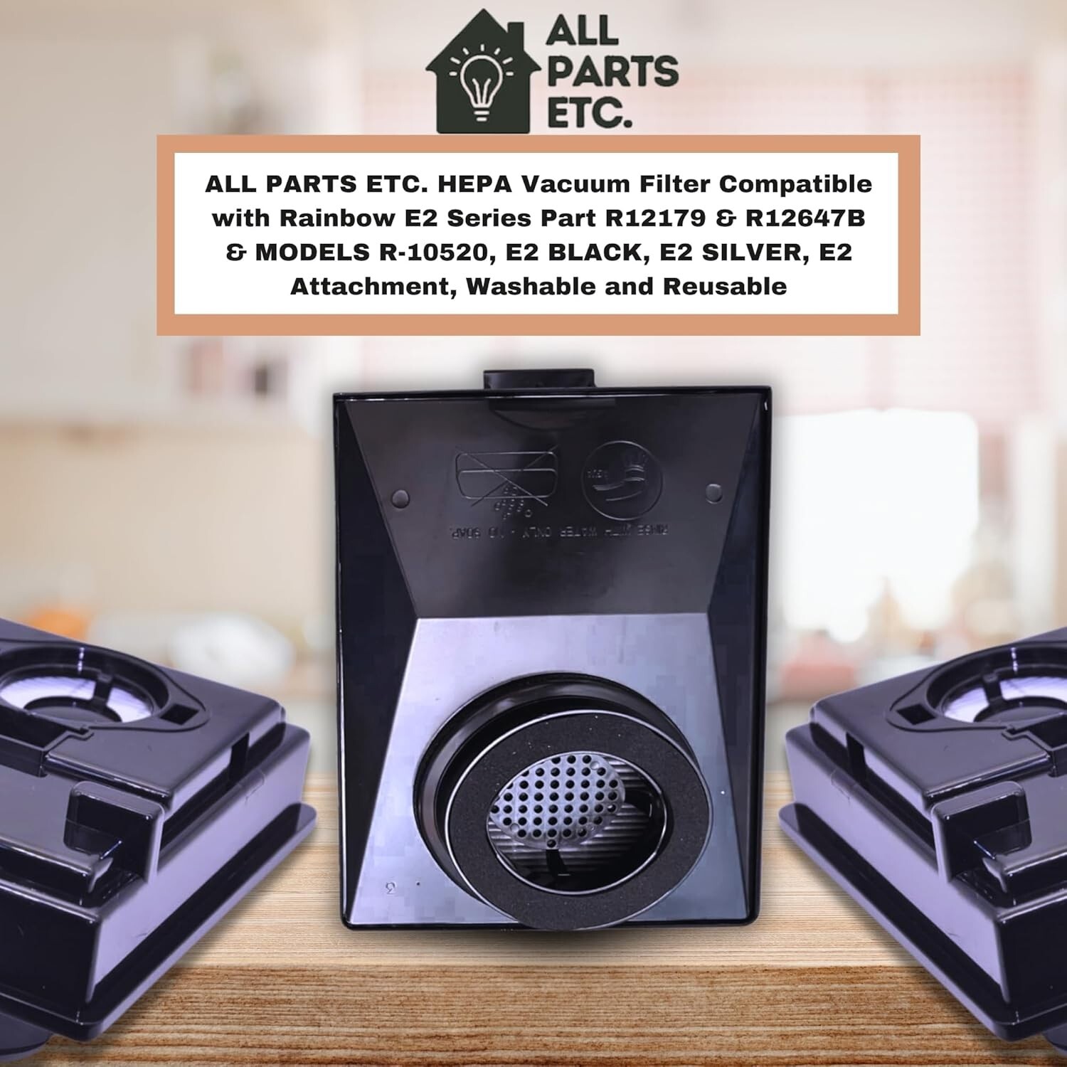 Hepa Filter for Rainbow Vacuum Replaces E2 R12179
