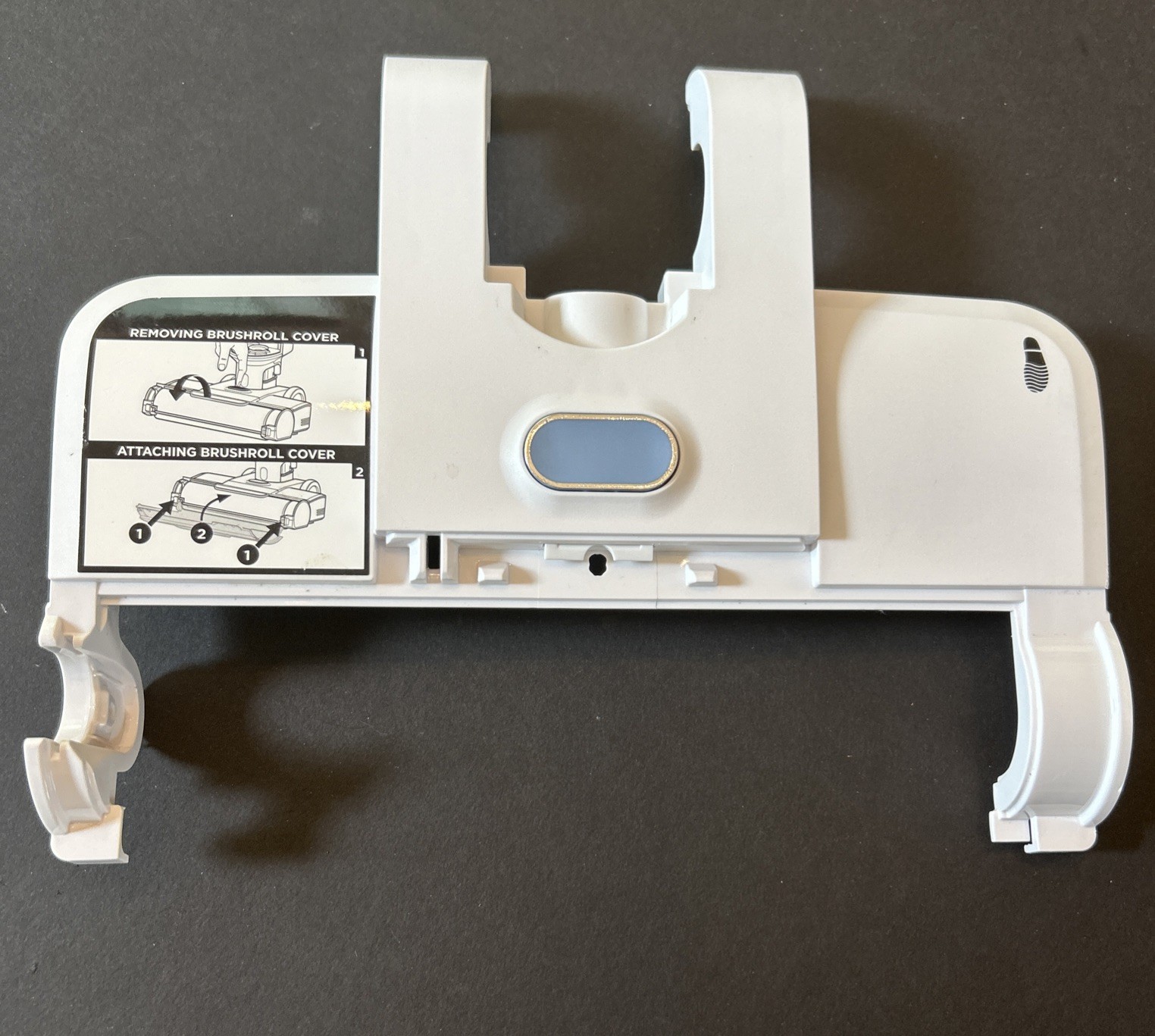 Shark WD201 WD200 AW201 TOP LID HOUSING COVER for Floor Nozzle Genuine OEM White