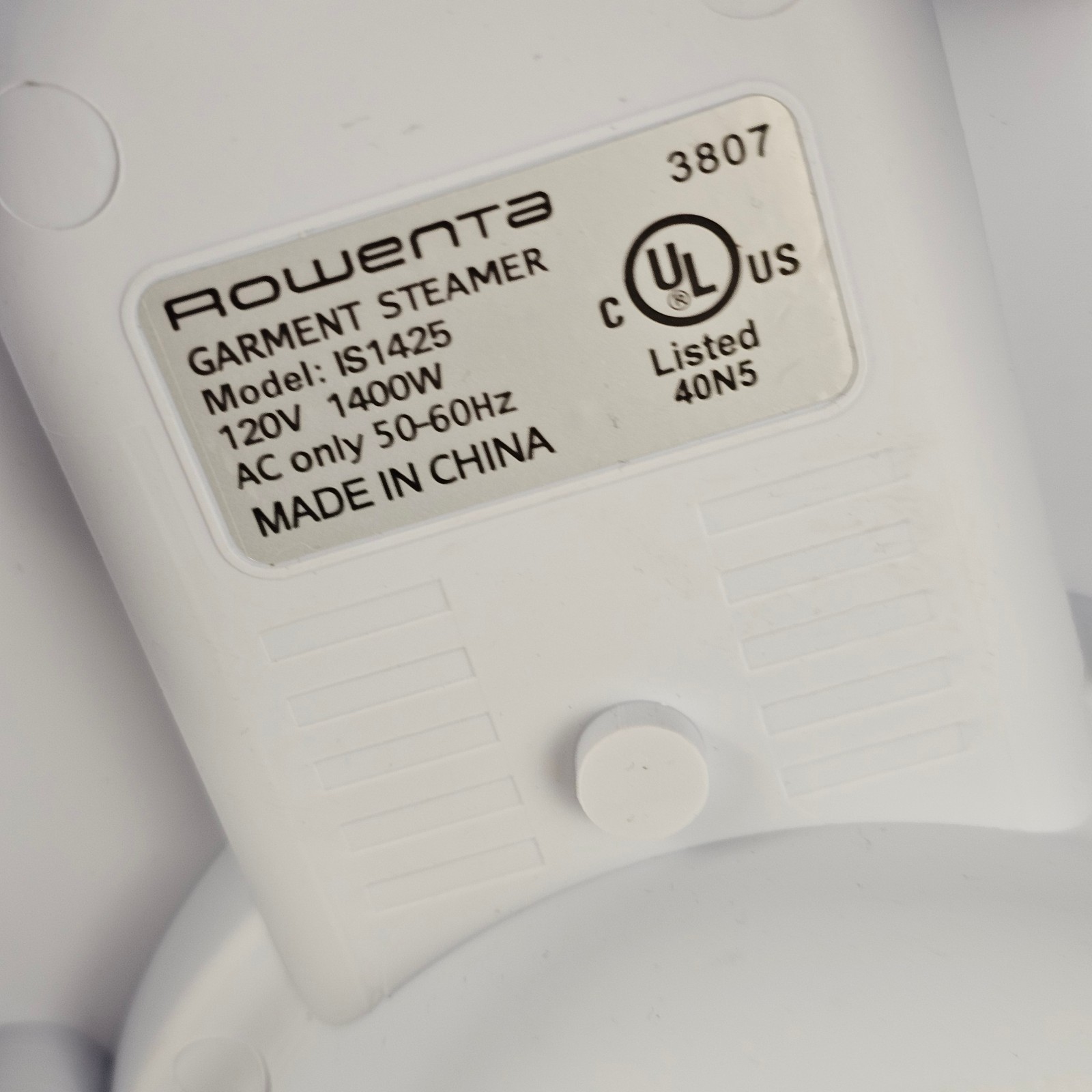 Rowenta Steamer 1400 Watts Model Is1425 – TESTED