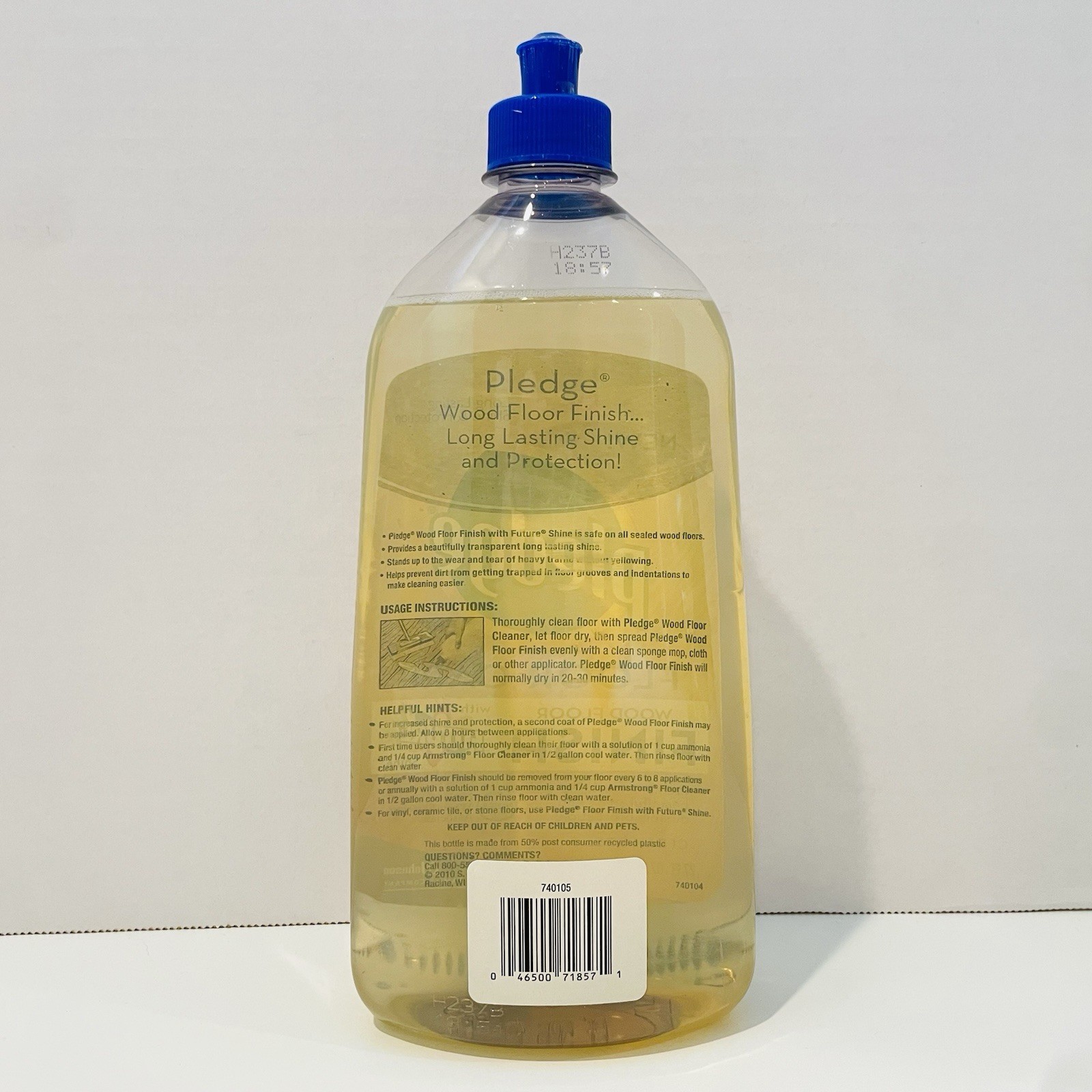 Pledge Floor Care Wood Floor Finish with FUTURE Shine, Clean Scent, 27 Fl Oz
