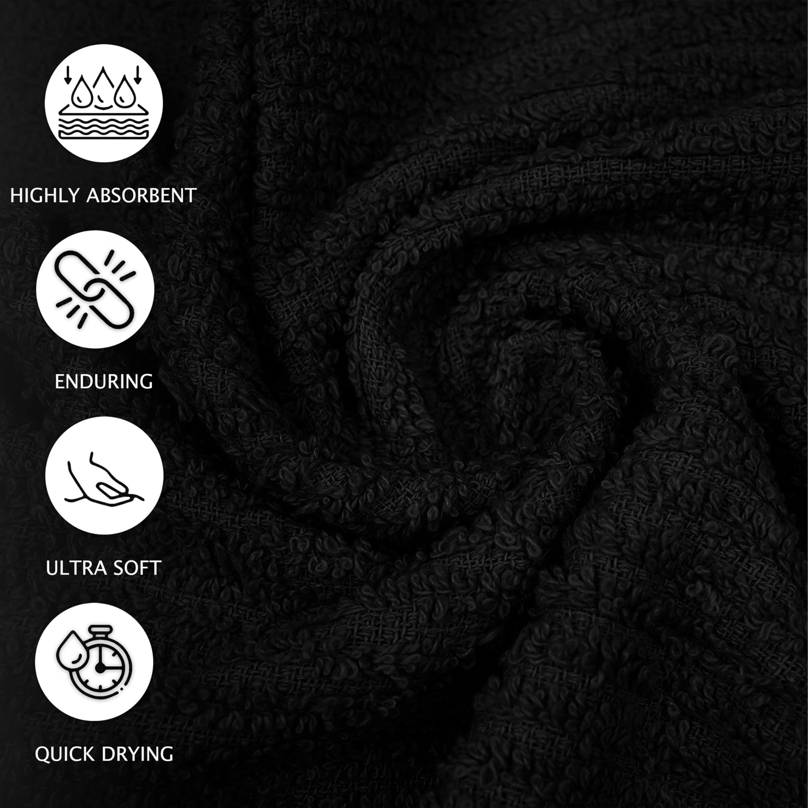 Bar Mop Kitchen Towels – Pack of 12 (16″x19”) 100% Ring Spun Cotton – Dish Wa…
