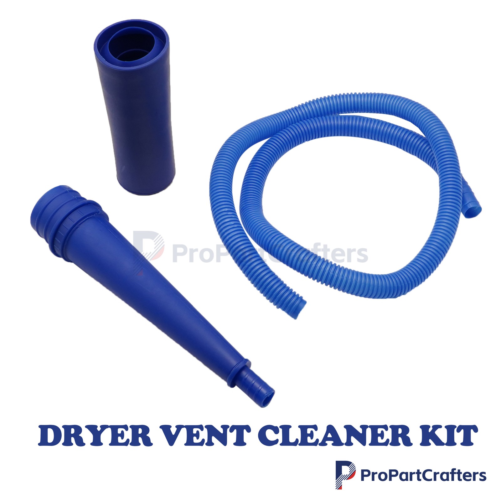 Dryer Vent Cleaner Kit Brush Lint Remover Vacuum Hose Attachment Power Washer