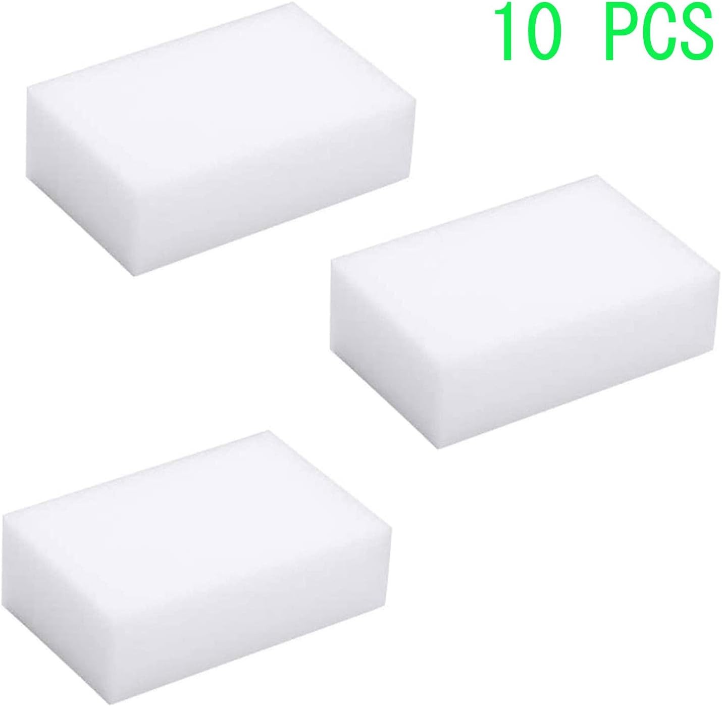 Magic Sponge Eraser Cleaning Pads Multi-Purpose Scrubber Foam Blocks 10 Pack