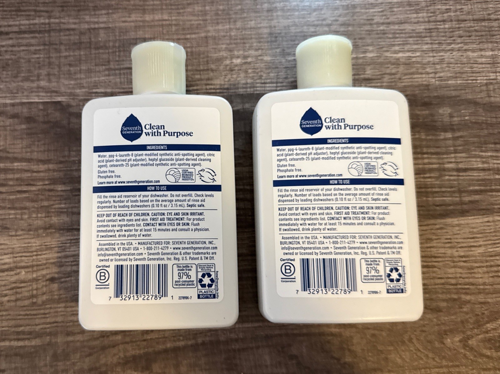 (2x) Power+ Rinse Aid Fragrance Free 75 Loads, 8 fl oz (236 ml)