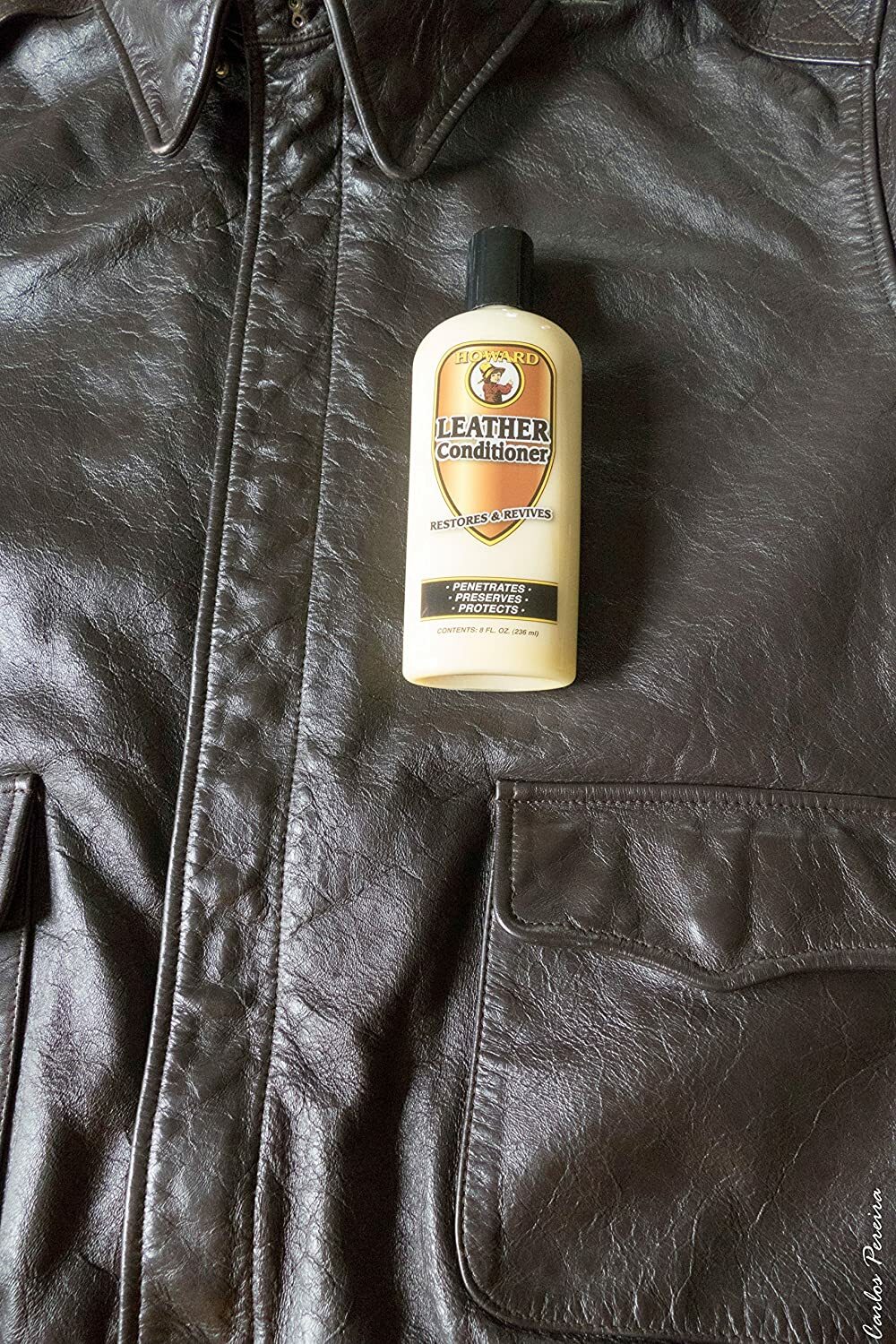 HOWARD Couches Shoes Auto Interior Smooth Leather Conditioner & Protector 8oz