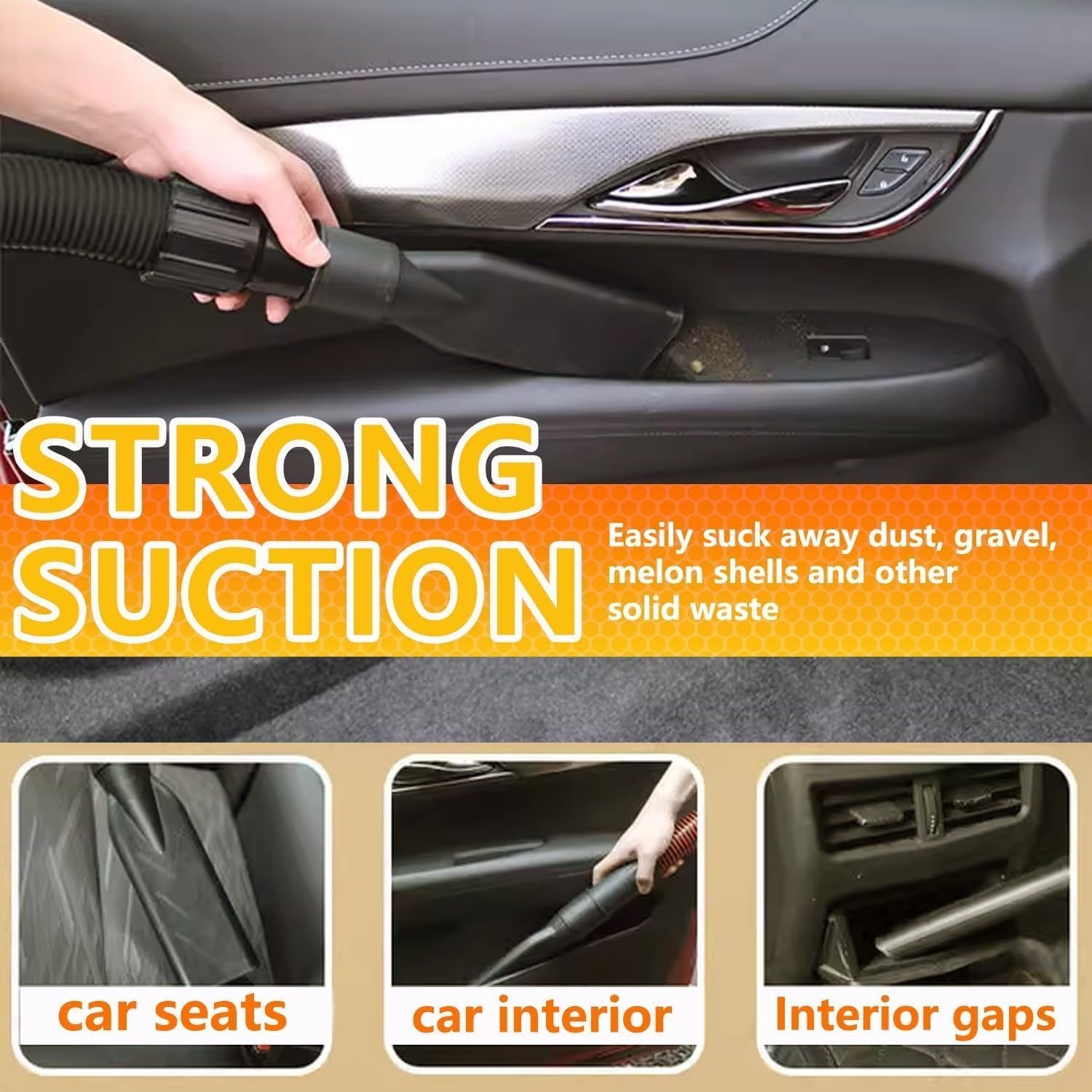 Retractable Wall – Mounted Wet Dry Vacuum Cleaner for Garage & Car Detailing