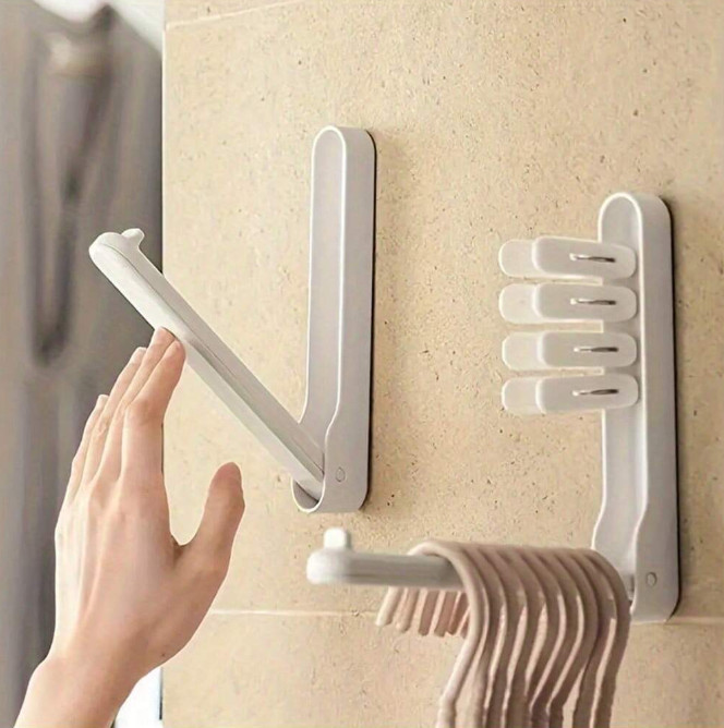 1 pc Foldable Hanger Space Saver Hook Closet Organizer Rack