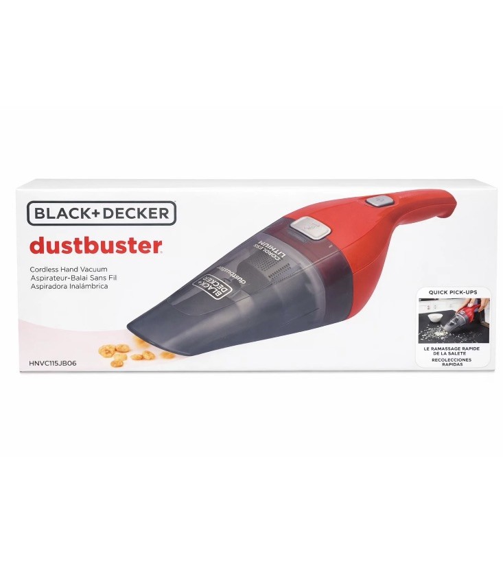 BLACK+DECKER Dustbuster Red/Black Handheld Vacuum Cleaner