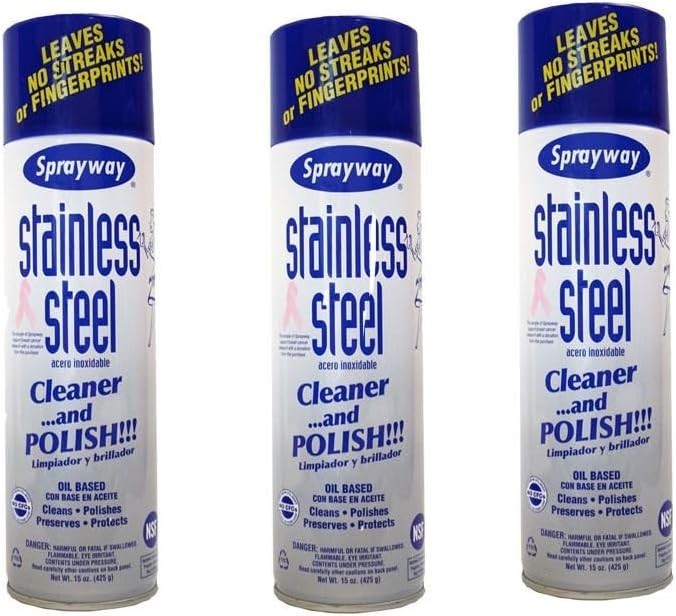 Stainless Steel Cleaner 3Pk 15oz Cans