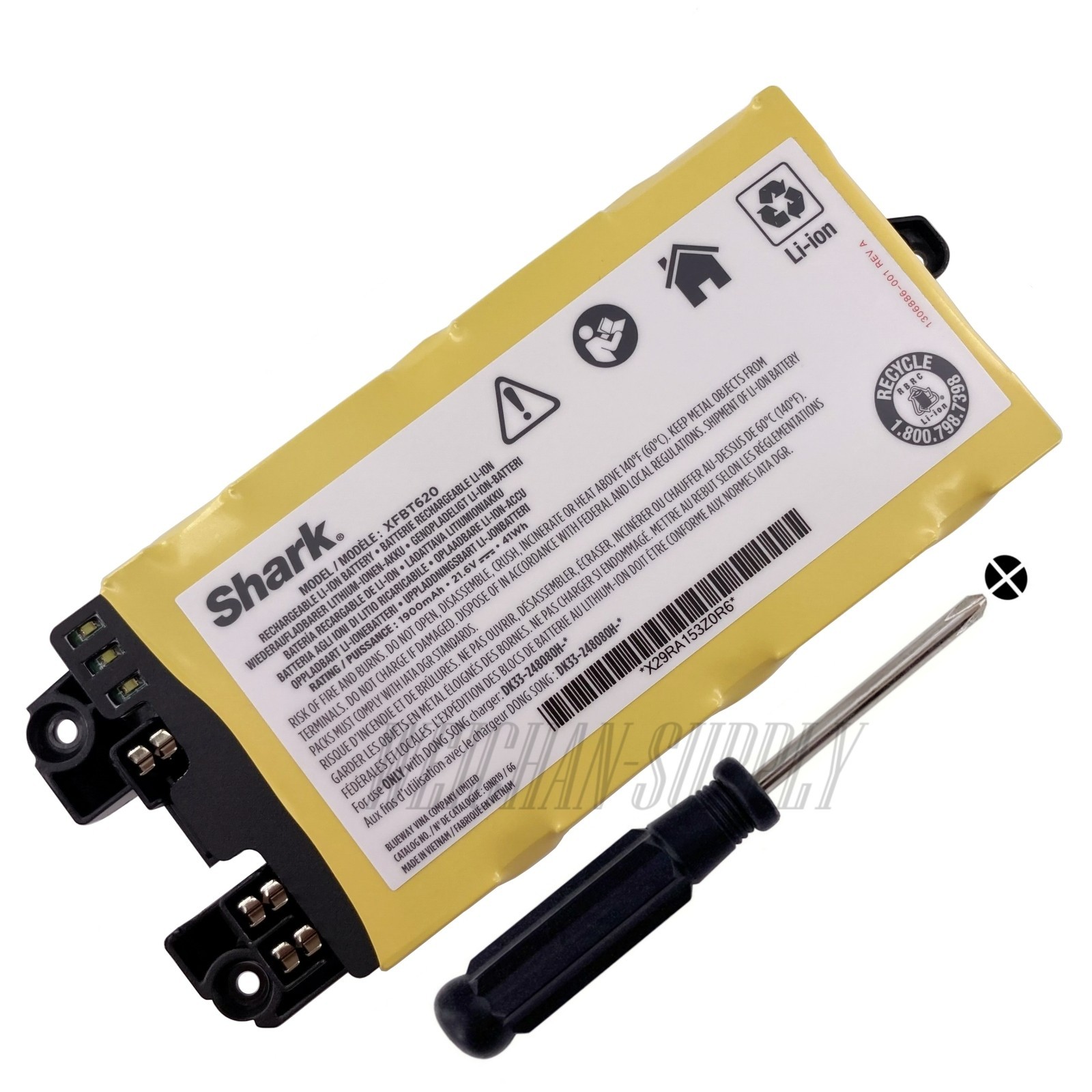 GENUINE Battery XFBT620 For Shark IX141 IX142 IX144 WZ240 IZ140 IZ142 IZ242