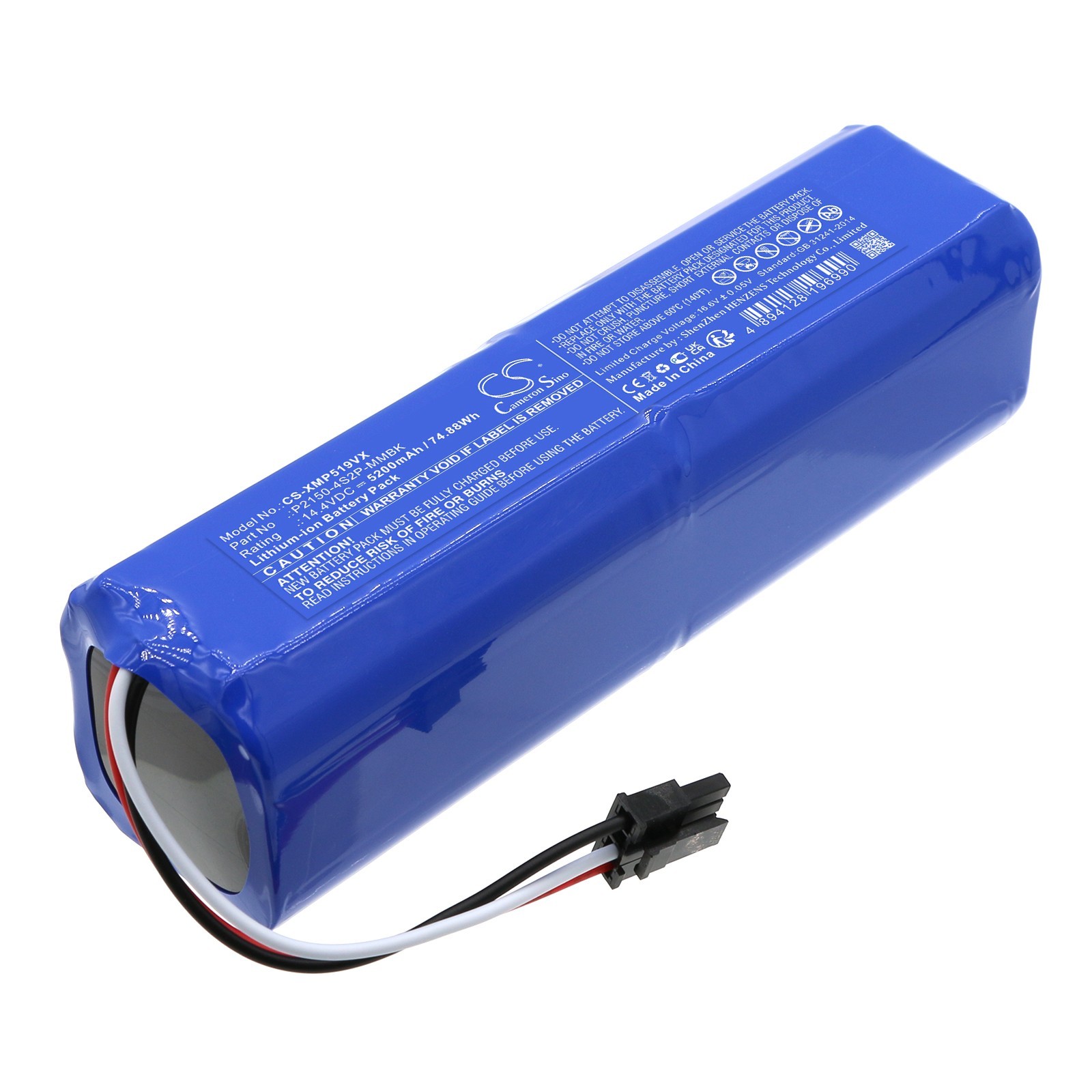 BATTERIE 5200mAh P2150-4S2P-MMBK For Xiaomi Mi Robot Vacuum-Mop 2 Ultra