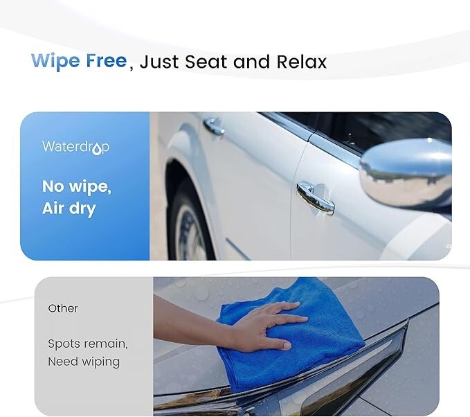 Waterdrop Spotless Car Wash System with Resin, Spot Free,No Towel Drying.