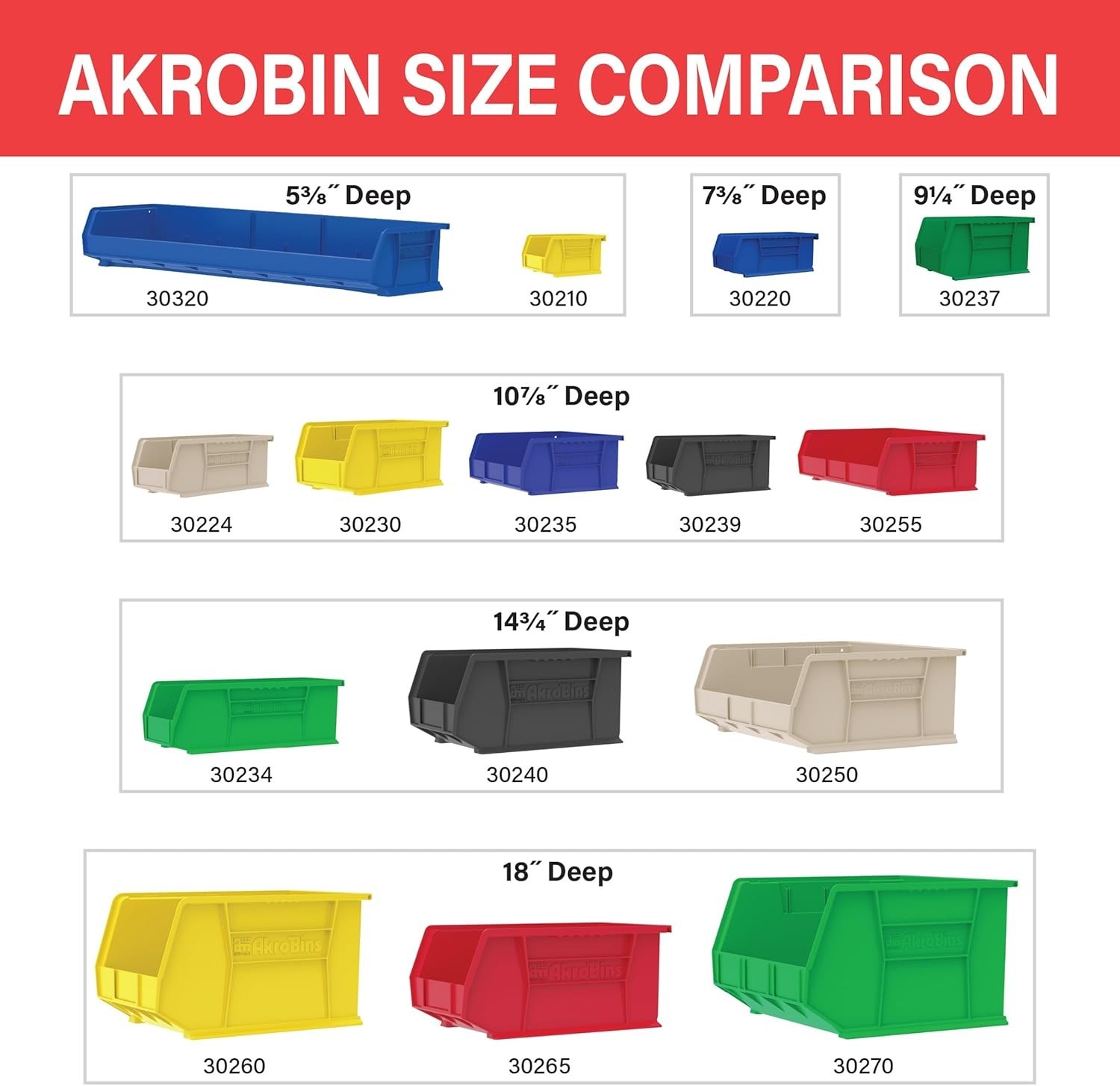 Plastic Storage Bins, Space-Saving Stackable Bins for Garage, Pantry, Craft Orga