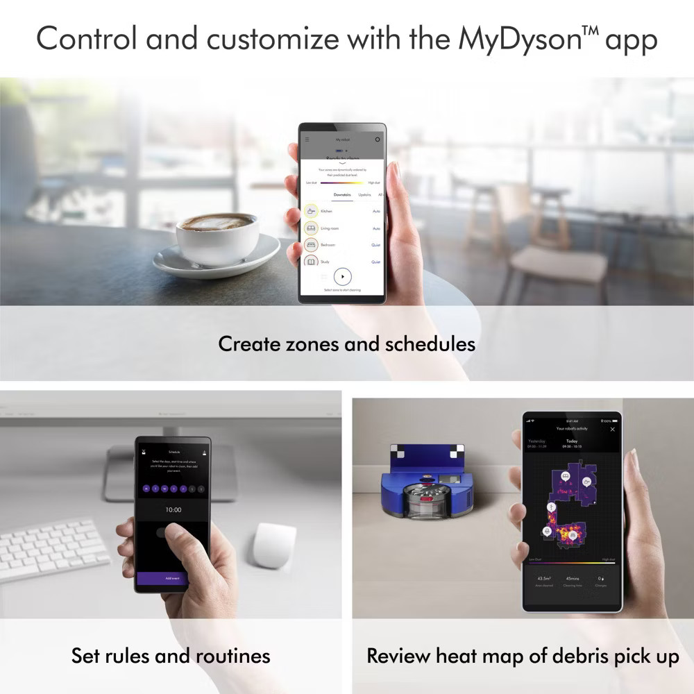 Dyson 360 Vis Nav Robot Vacuum Cleaner – Smart Navigation HEPA Filtration