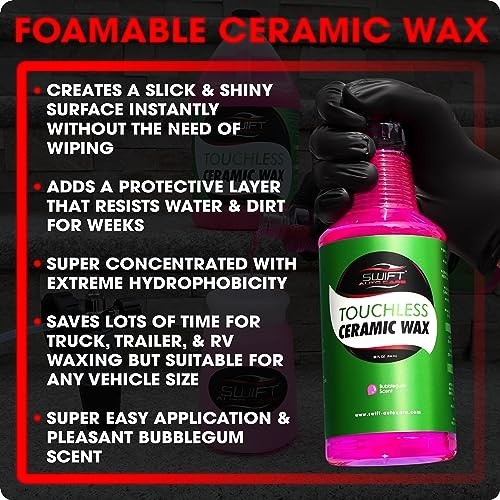 Swift Touchless Ceramic Foam Wax 1 Gallon Spray On Rinse Off Protective Layer