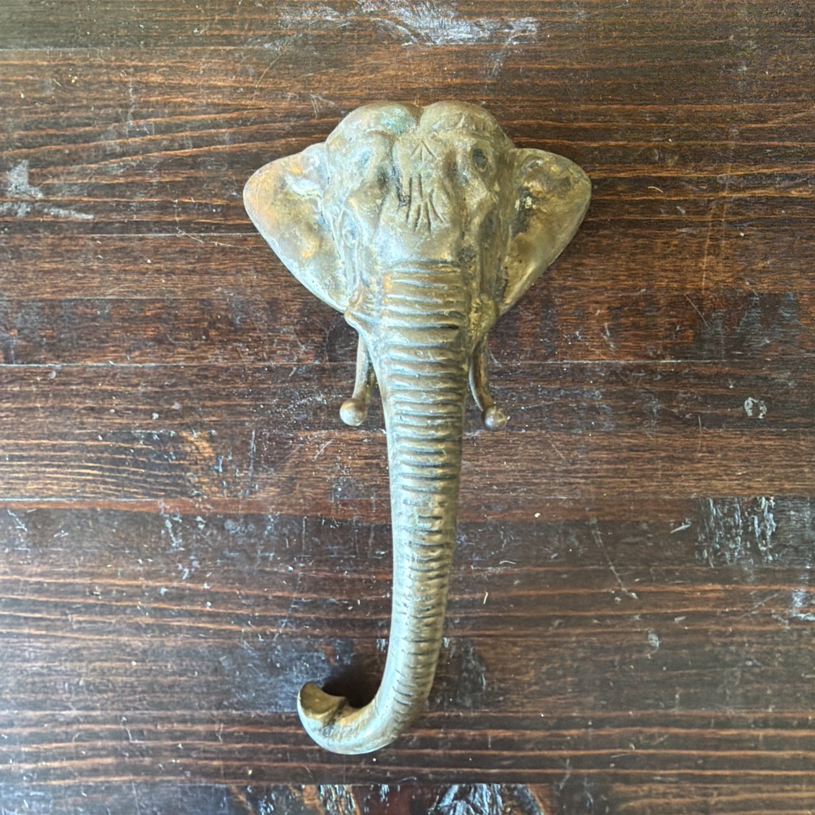 Bronze Elephant Hanger