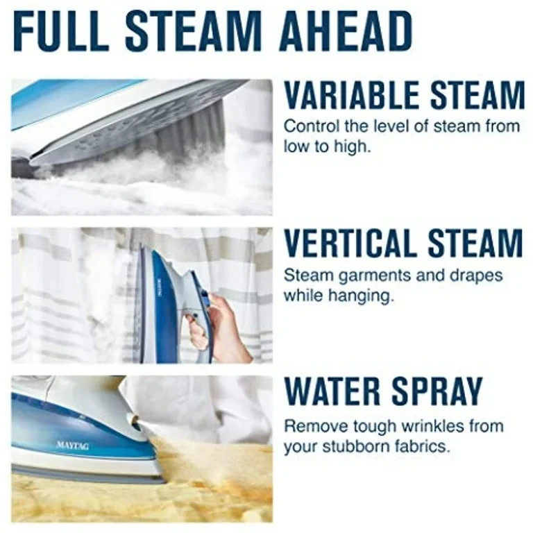 Maytag Digital Smart Steam Iron and Vertical Steamer Removable Tank Maytag Digit