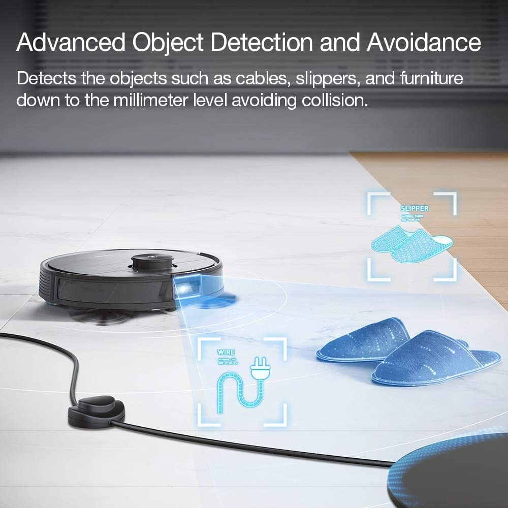 ECOVACS Robotics – DEEBOT OZMO T8+ Vacuuming and Mopping Robot with Auto-Empty