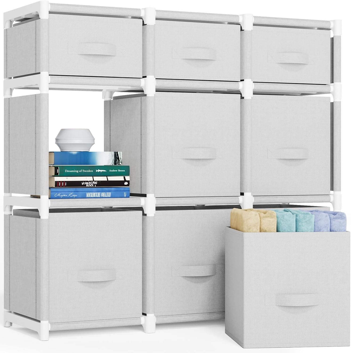 9 Cube Storage Organizer, Closet Organizers and Storage | Cube Storage Shelf,…