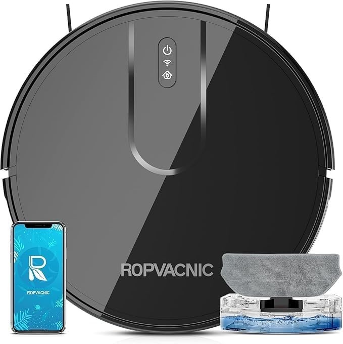 Vacuum and Mop Combo 5200Pa Suction Robotic Cleaner